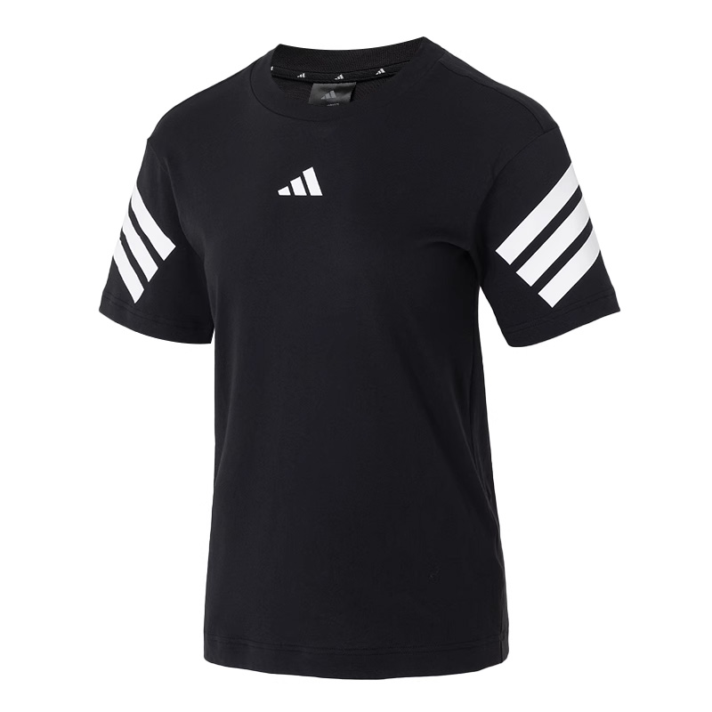 Женская футболка adidas (черная)