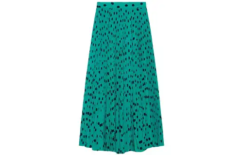 Balenciaga FW21 Casual Long Skirt Women's Green