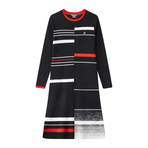 FILA Modern Heritage Long Sleeved Dress Women's Legend Blue