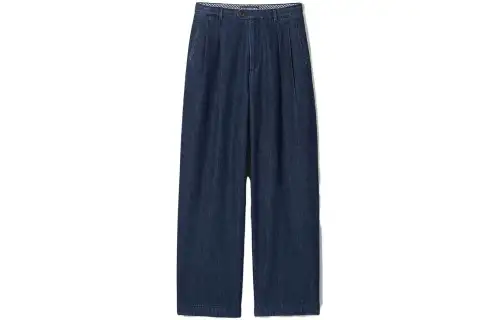 UNIQLO Jeans Women's Navy Blue Moderate Straight Fit Pants