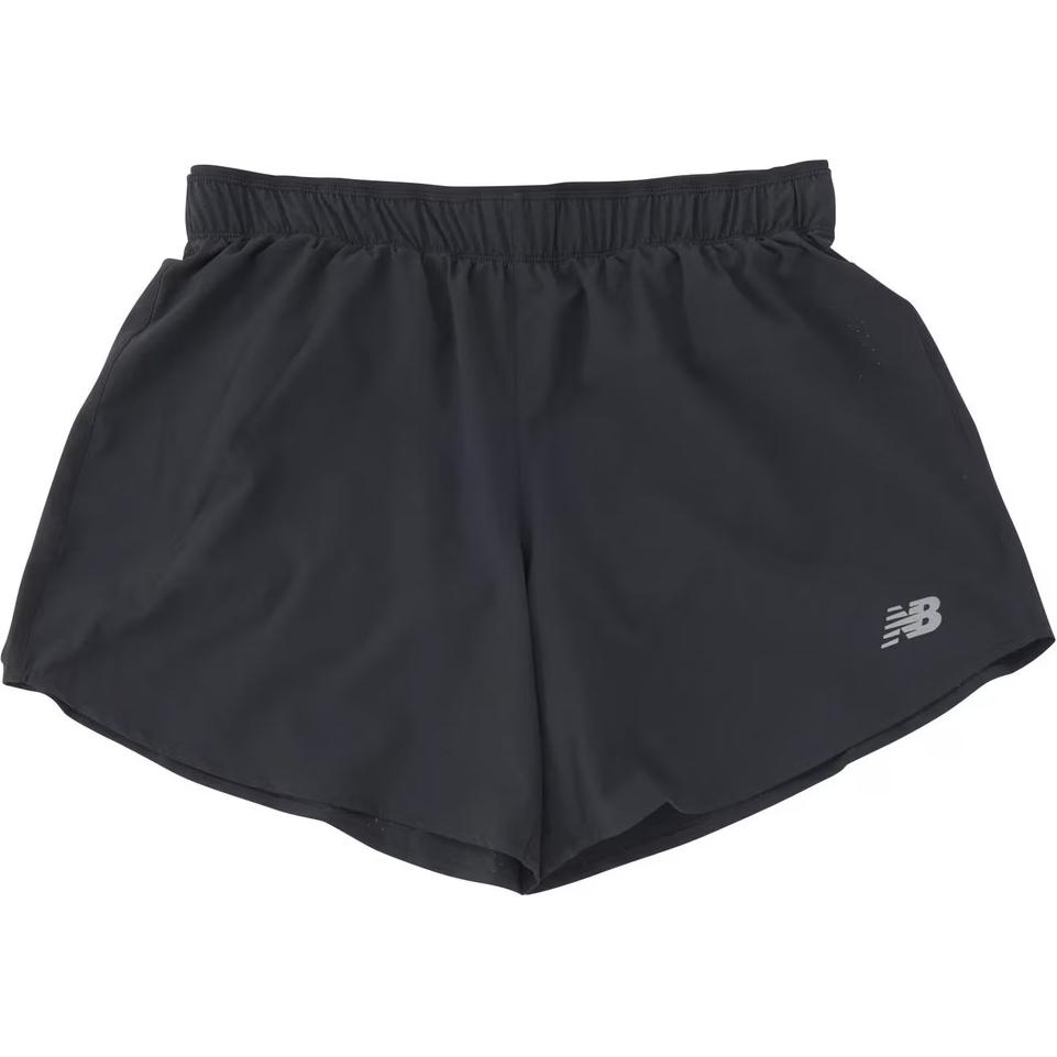 Женские шорты New Balance с логотипом (черные)