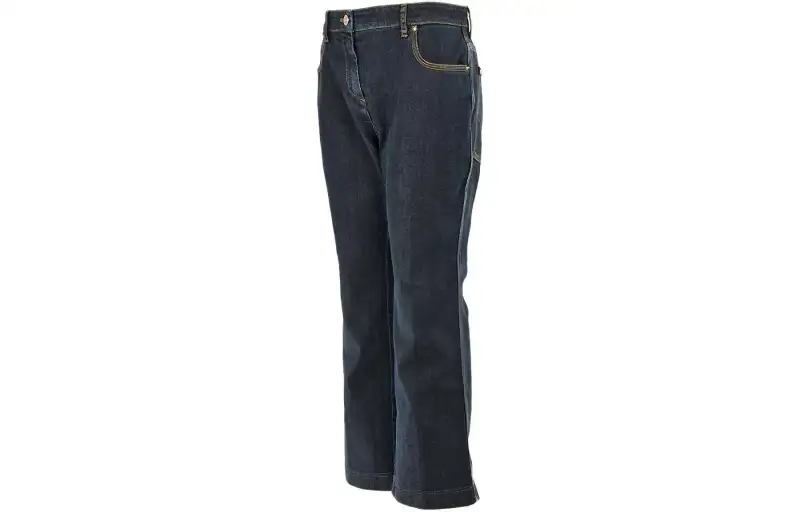 KENZO Jeans Women's Dark Blue Moderate Flared Pants