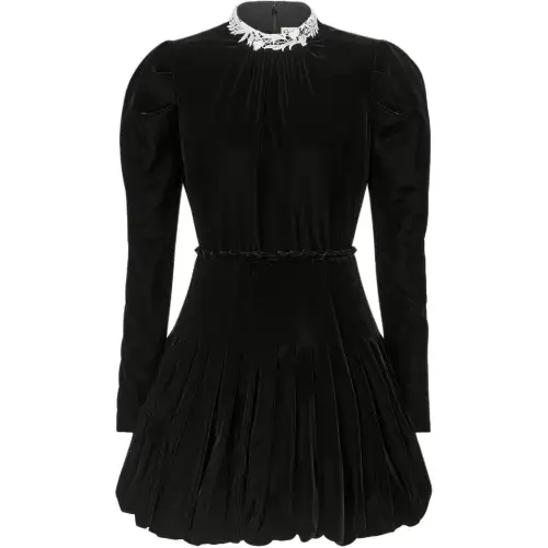 DIOR SS25 Long Sleeved Dress Women's Black