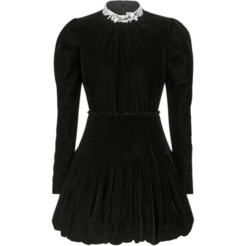 DIOR SS25 Long Sleeved Dress Women's Black
