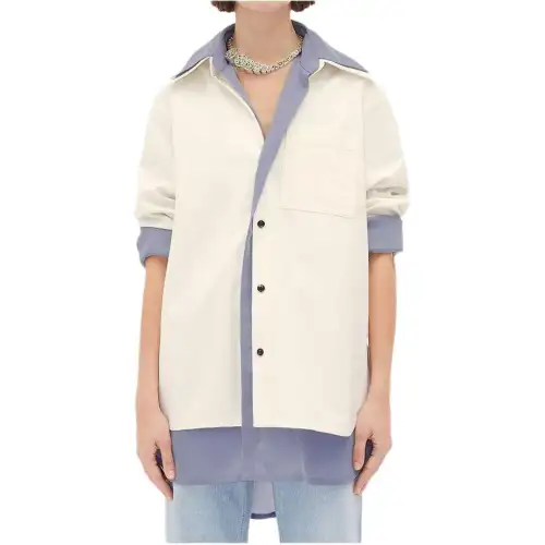 Bottega Veneta Double Layer Long-Sleeved Shirt