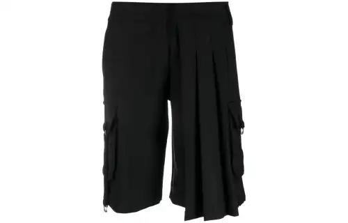 OFF-WHITE pleated cargo shorts