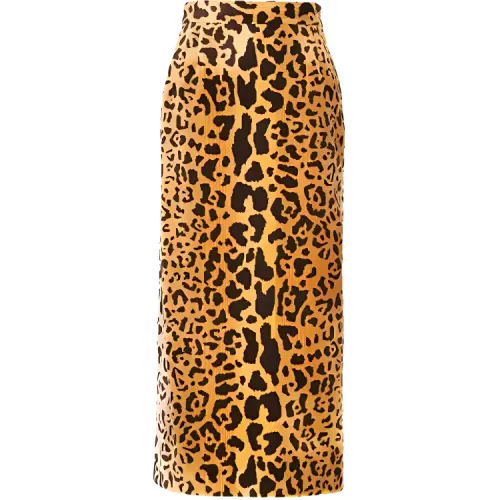 MIU MIU Casual Long Skirt Women's Brown