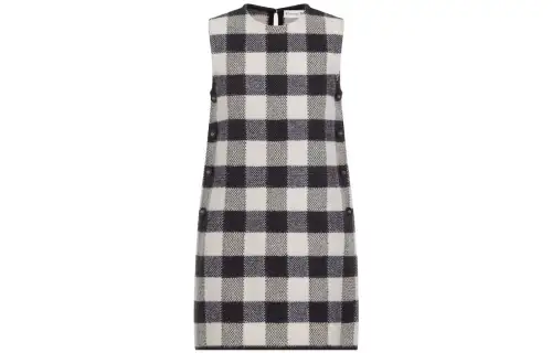 DIOR SS23 Sleeveless Dress Women's Gray