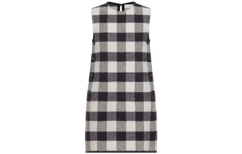 DIOR SS23 Sleeveless Dress Women's Gray