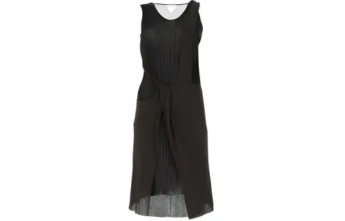 Bottega Veneta Cut Out Layered Knit Dress