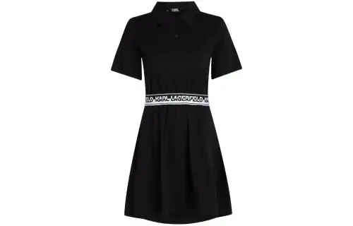 Karl Lagerfeld / Karl Lagerfeld Jeans logo-waistband polo minidress