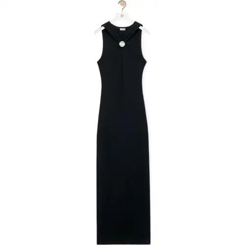 LOEWE Anagram Pebble Cotton Dress