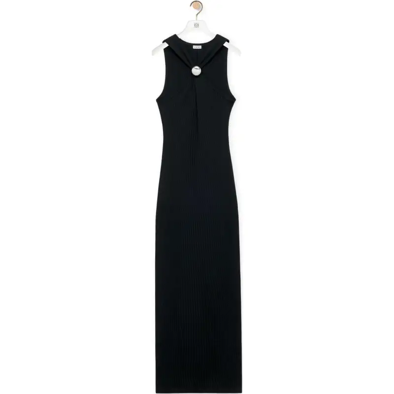 LOEWE Anagram Pebble Cotton Dress