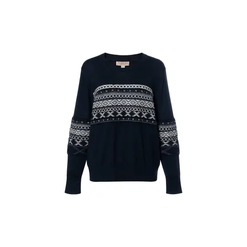 Burberry Sweaters Women's Black Crew Neck Moderate Other