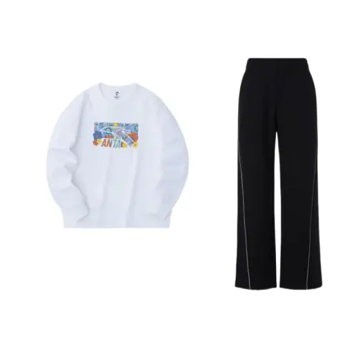 Anta Life Collection Sweatshirt Set Women's