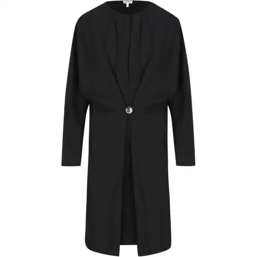 LOEWE Round Neck Pebble Midi Dress