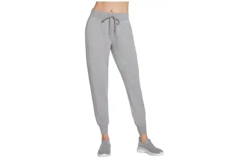 Skechers SKECHLUXE Restful Knitted Sweatpants Women's Gray