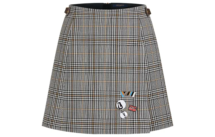 LOUIS VUITTON Rest Skirt Women's Gray