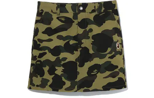 A BATHING APE Head Series Casual Short Skirts Women's Moderate Short Bodycon Skirt