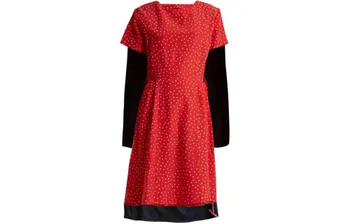 Vetements Short Sleeved Dress Women's Red