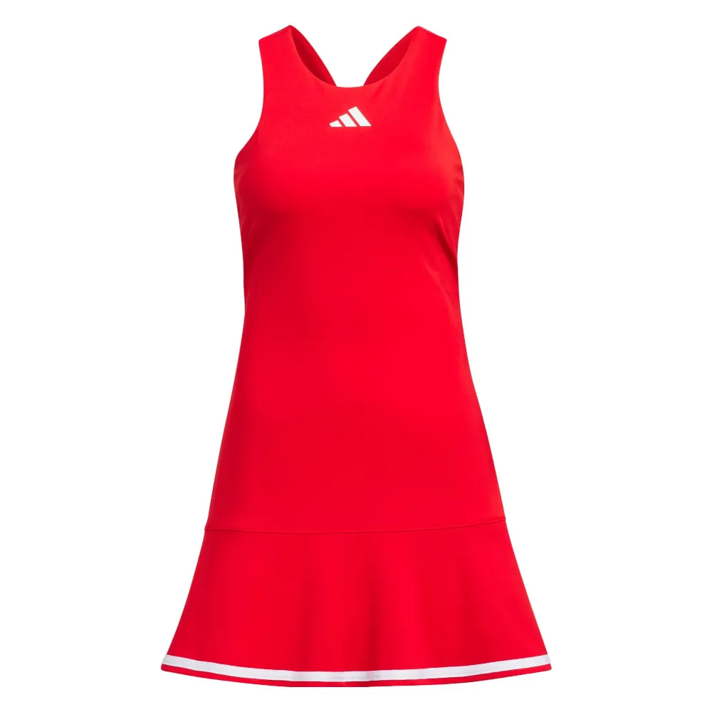 Adidas China National Tennis Team Olympic Collection Sleeveless Dress Women's Light Scarlet