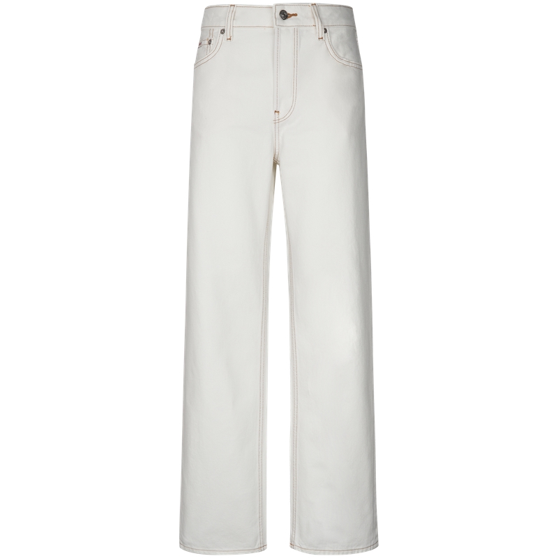Женские джинсы CALVIN KLEIN SS25 Jeans (бежевые)