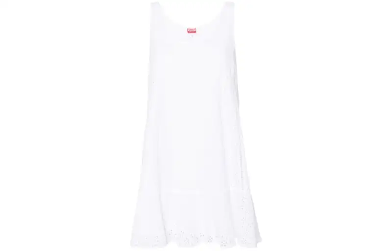 Kenzo broderie-anglaise sleeveless minidress