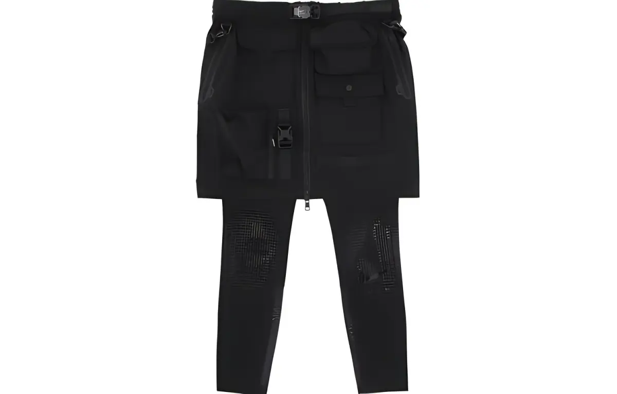 Nike X Mmw Women's 2 In 1 Skirt Black