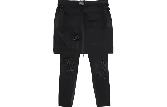 Nike X Mmw Women's 2 In 1 Skirt Black