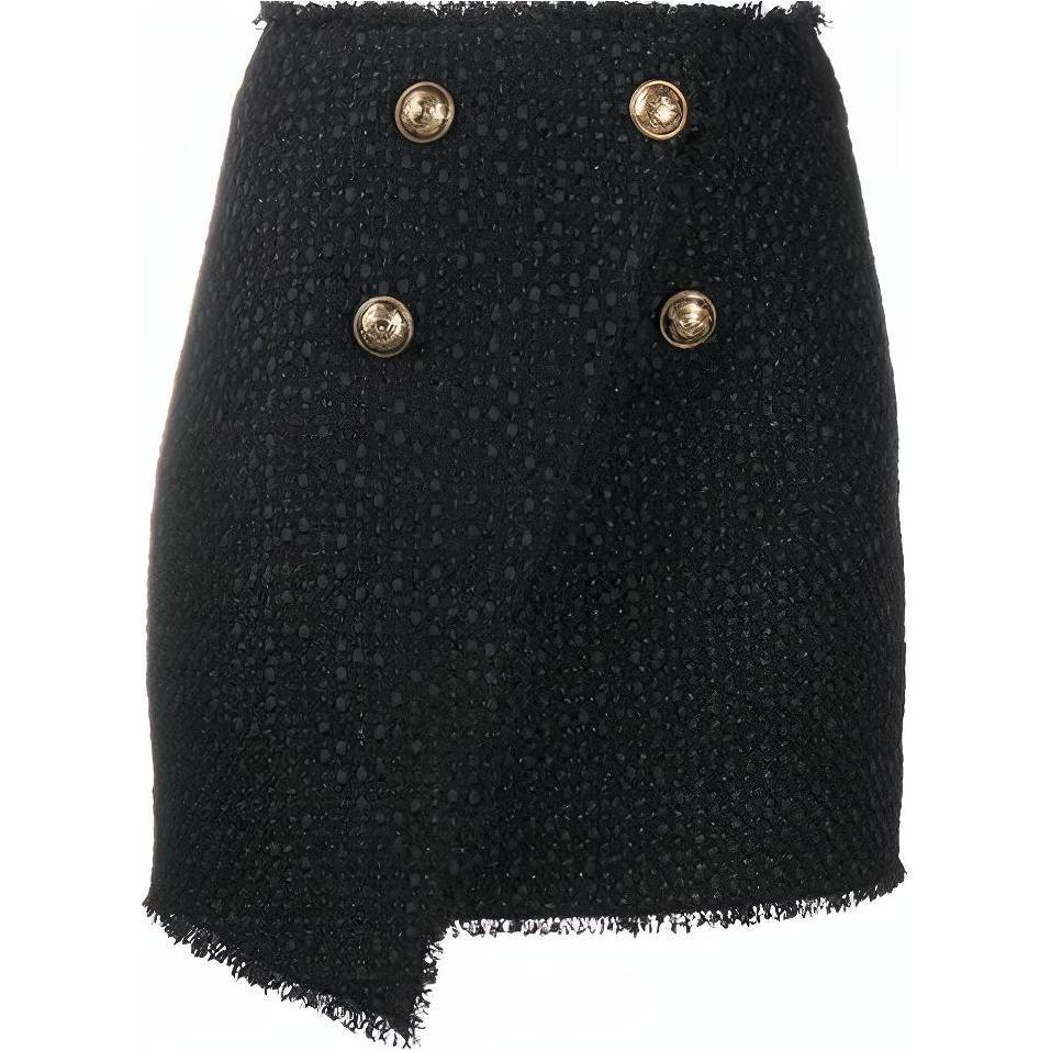 Женская юбка BALMAIN (черная)