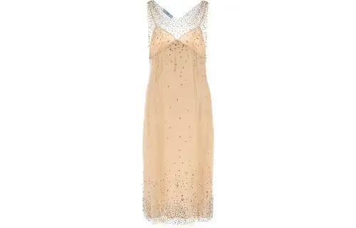 PRADA Embellished Sleeveless Dress