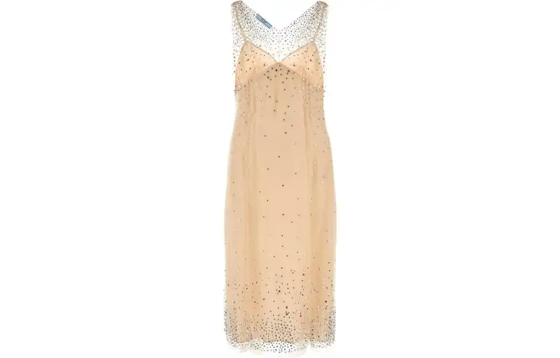 PRADA Embellished Sleeveless Dress