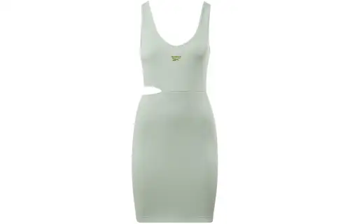 Reebok CL WDE SLIM DRESS Sleeveless Dress Women's Green