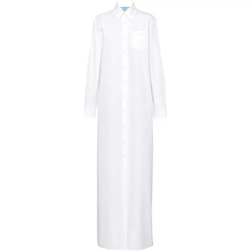 PRADA Shirt Maxi Dress