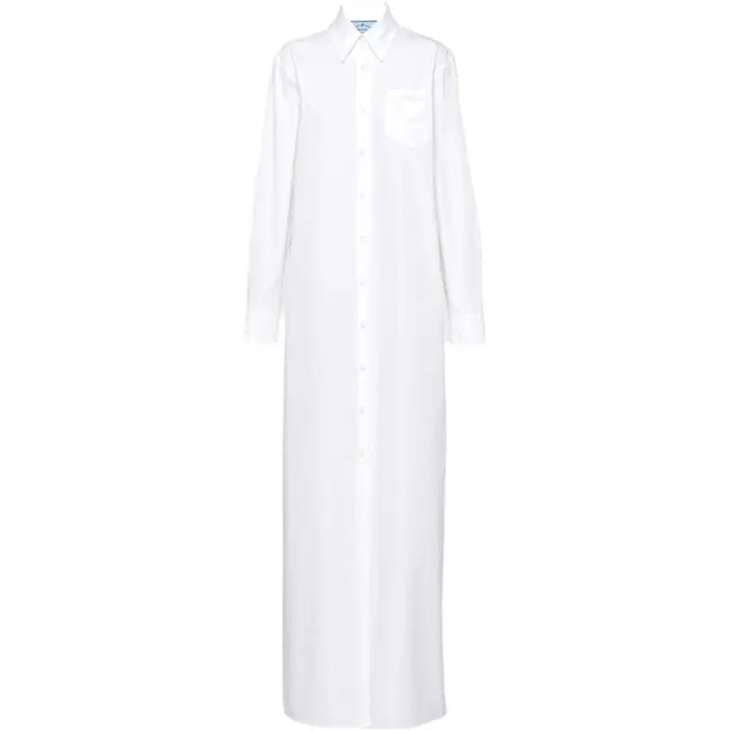 PRADA Shirt Maxi Dress