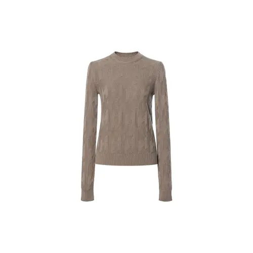 HERMES FW25 Sweater Women's Gray White