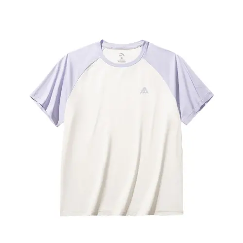 Anta Women's Outdoor Collection T Shirt Women's Cool Purple/Warm Jade White