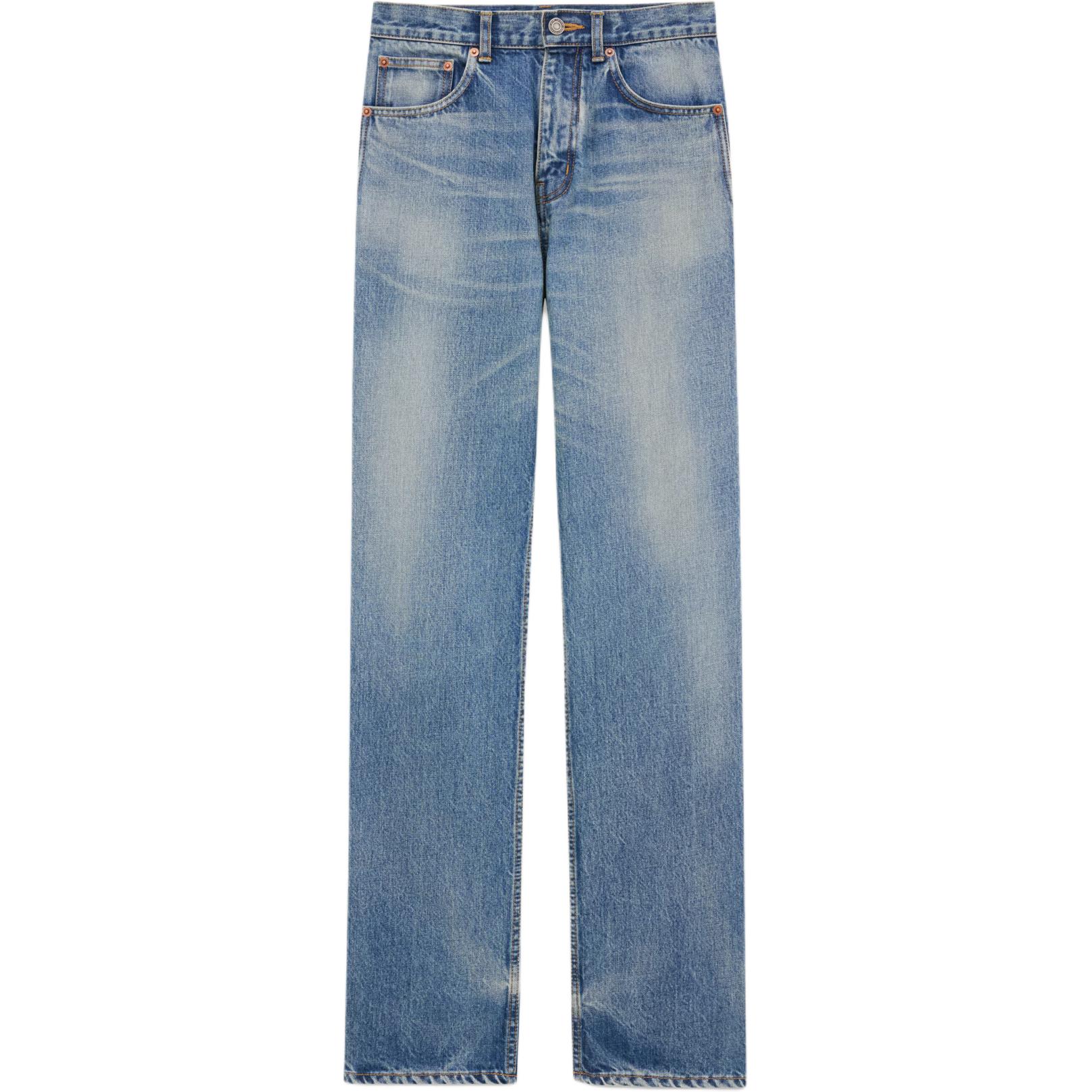 Женские штаны SAINT LAURENT (синие)