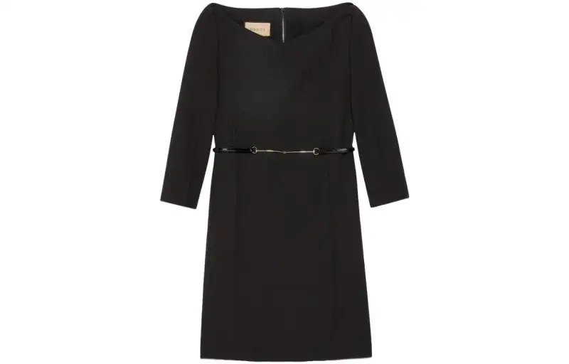 GUCCI Sweetheart Neck Midi Dress