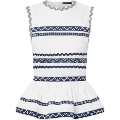 LOUIS VUITTON SS24 Sleeveless Dress Women's Gray