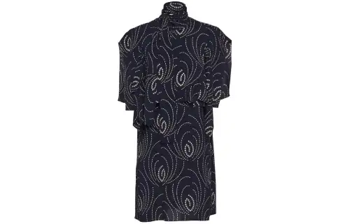 PRADA Abstract print Layered Minidress