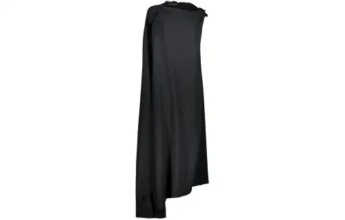 Balenciaga Asymmetric Draped Sleeveless Dress