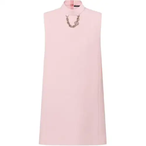 LOUIS VUITTON Sleeveless Dress Women's Pink
