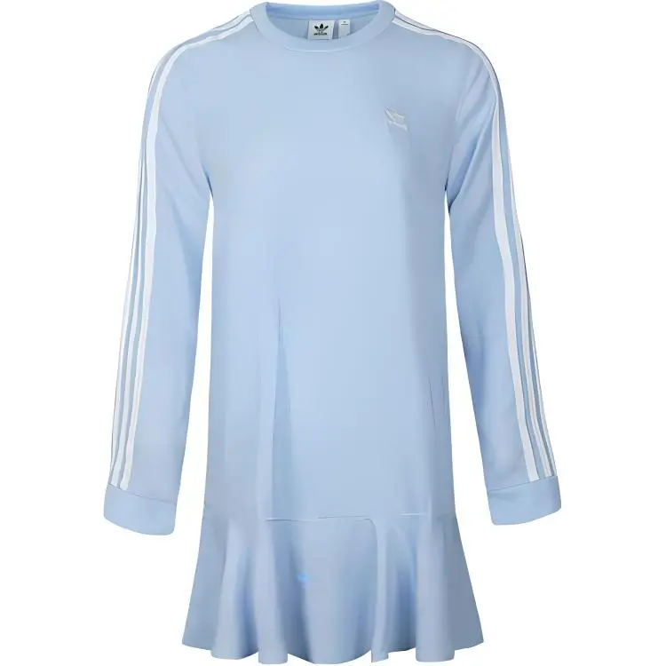 Adidas Originals Long Sleeved Dress Women's Blue