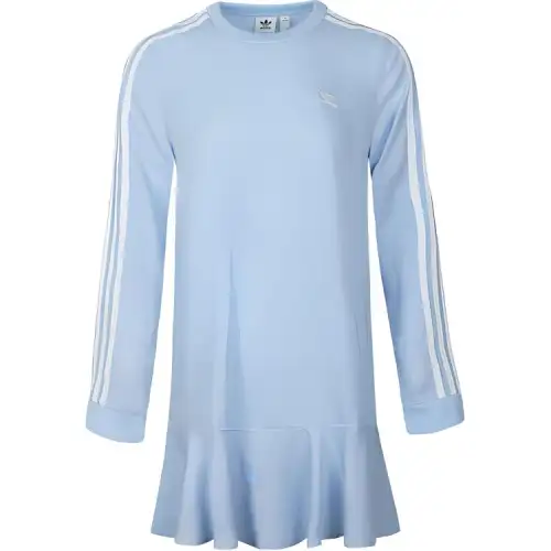 Adidas Originals Long Sleeved Dress Women's Blue