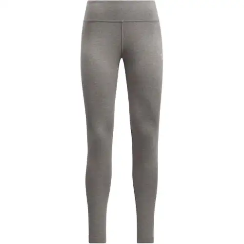 Reebok Identity Small Logo Cotton Leggings Women's Medium Gray Heather