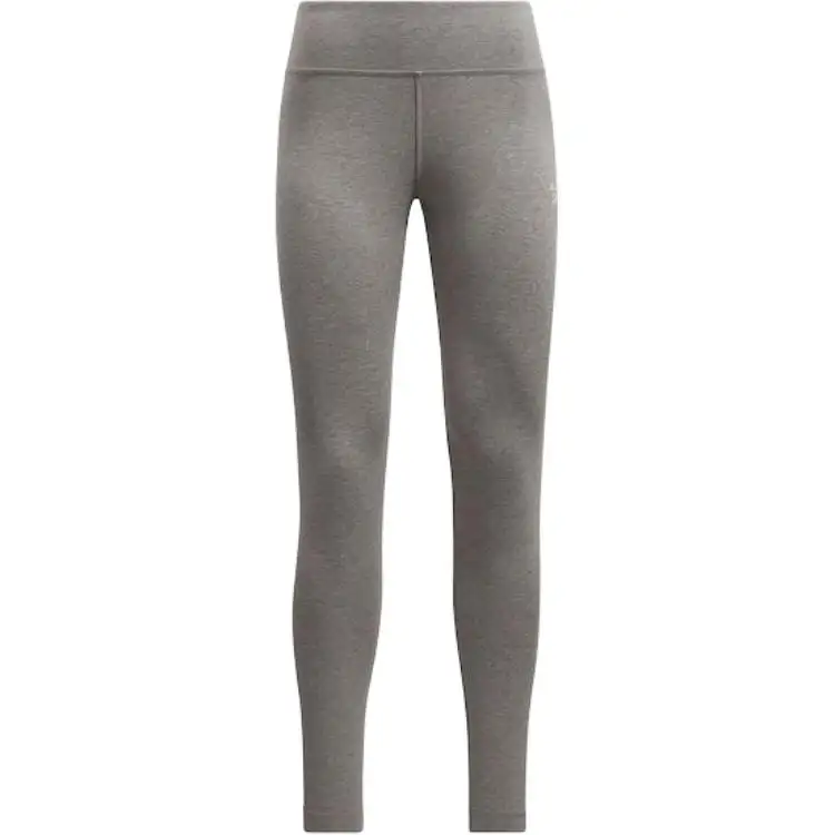 Reebok Identity Small Logo Cotton Leggings Women's Medium Gray Heather