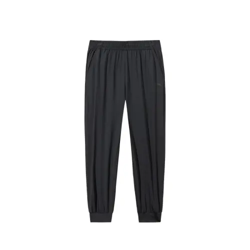 Anta Variety Training Collection Knitted Sweatpants Women's Basic Black