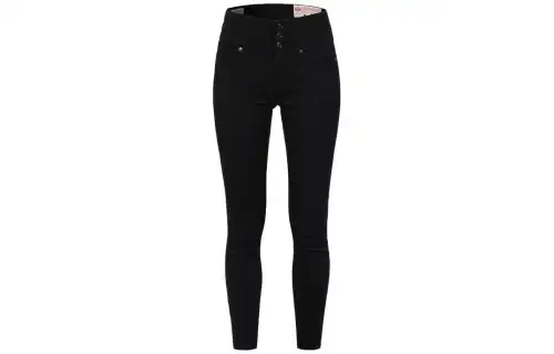 EVISU Jeans Women's Black Moderate Slim Fit Pants