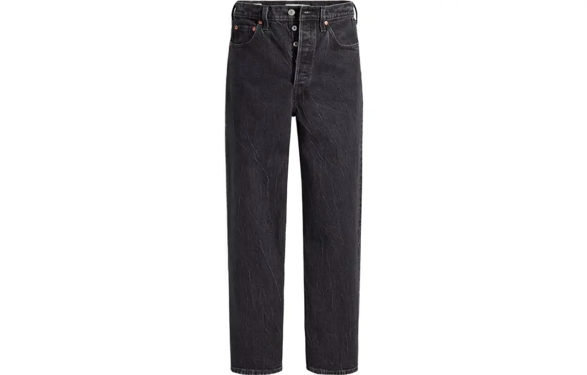 Levi's Jeans Women's Black Moderate Straight Fit Pants